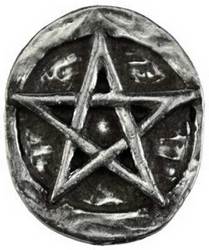 Pentagram pocket stone