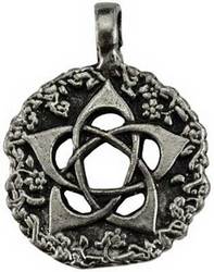 Garden Pentagram amulet