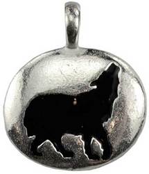 Wolf totem amulet - Click Image to Close