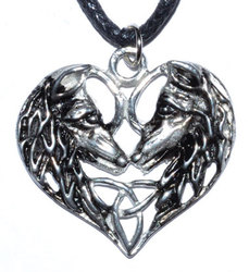 Wolf Lovers amulet - Click Image to Close