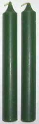 1/2"Dark Green Chime Candle 20 pack