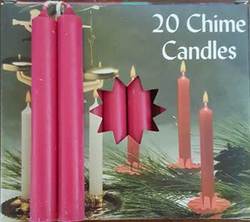 1/2" Pomegranate Chime candle 20 pack - Click Image to Close