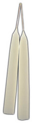 7" White taper pair - Click Image to Close