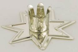 Silver Fairy Star Chime candle holder