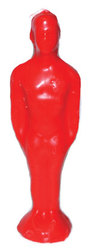 7 1/4" Red Male candle