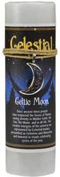 Celtic Moon pillar candle with Ritual Necklace - Click Image to Close