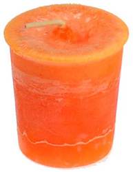 Sacral Chakra votive candle - Click Image to Close