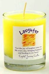 Laughter soy votive candle