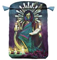 6" x 9" Santa Muerte Tarot Bag by Llewellyn - Click Image to Close