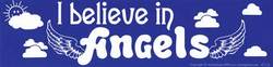 I Believe In Angels bumper sticker