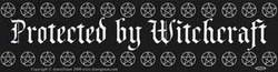 Protected By Witchcraft bumper sticker