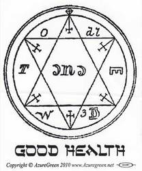 Good Health bumper sticker