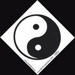 Yin Yang bumper sticker