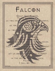 Falcon Prayer poster - Click Image to Close