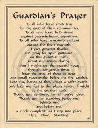 Guardian's Prayer poster