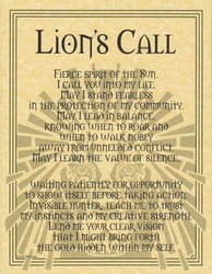 Lion Prayer poster