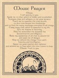 Mouse Prayer poster - Click Image to Close