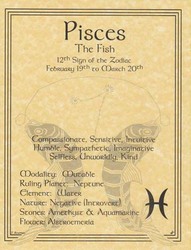 Pisces zodiac poster - Click Image to Close