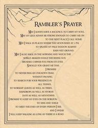 Rambler's Prayer poster - Click Image to Close