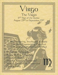 Virgo zodiac poster - Click Image to Close