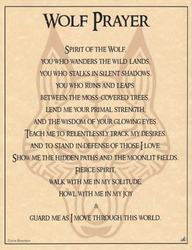 Wolf Prayer poster - Click Image to Close