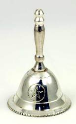 Altar Bell with Pentagram Design 2 1/2"