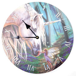 11 1/2" Fairy Whispers clock - Click Image to Close