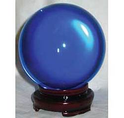 80mm Blue gazing ball - Click Image to Close