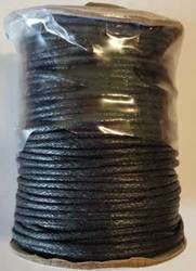 Black Cotton Cord 2mm 1 yd