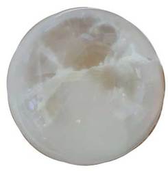 5" White Selenite gazing ball