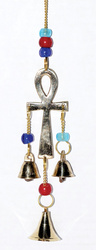 9" Ankh windchime - Click Image to Close