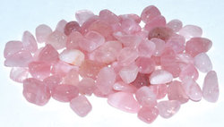 1 lb Rose Quartz tumbled chips 6-8mm