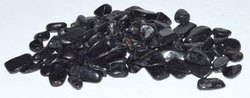 1 lb Tourmaline, Black tumbled chips 6-8mm