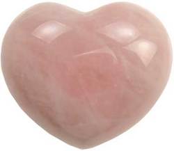 1 3/4" Rose Quartz heart