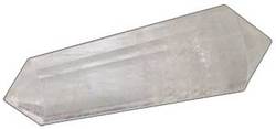 Double Terminated Quartz Point 2" 16 faceted - Click Image to Close