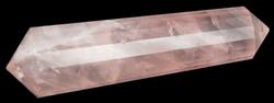 Double Terminated Rose Quartz Point 2"