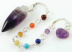 Amethyst 7 Chakra pendulum