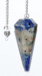 6-sided Sodalite pendulum - Click Image to Close