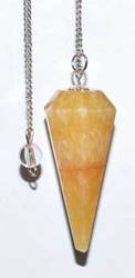 6-sided Calcite pendulum