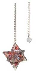 Merkaba Garnet Orgone pendulum - Click Image to Close