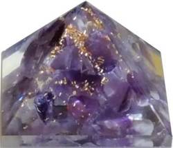 25-30mm Orgone Amethyst pyramid - Click Image to Close