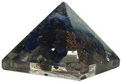 25-30mm Orgone Lapis pyramid - Click Image to Close