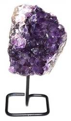 Amethyst on metal stand (A quality)