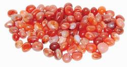 1 lb Carnelian tumbled stones - Click Image to Close