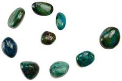 1 lb Chrysocolla tumbled stones