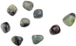 1 lb Rainbow Flourite tumbled stones