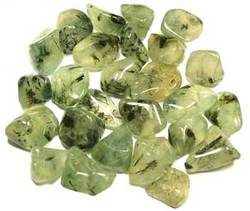 1 lb Prehnite w Epidote tumbled stones - Click Image to Close