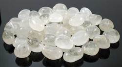 1 lb Clear Quartz tumbled stones - Click Image to Close