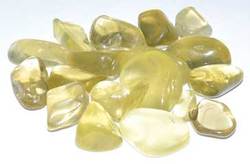 1 lb Quartz, Lemon tumbled stones - Click Image to Close