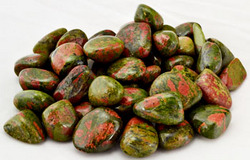 1 lb Unakite tumbled stones